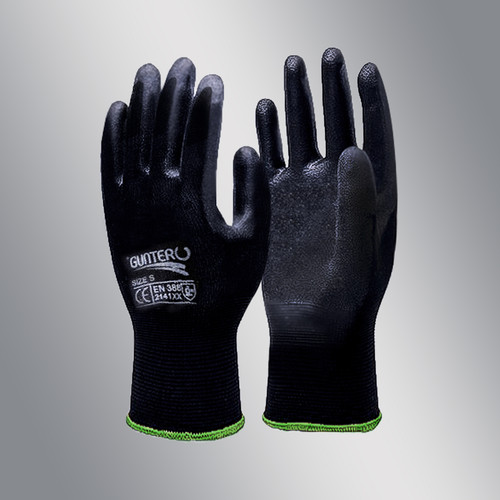 Gunter Sarung Tangan GT3001 Safety Latex Hitam-Sarung Tangan Pelindung