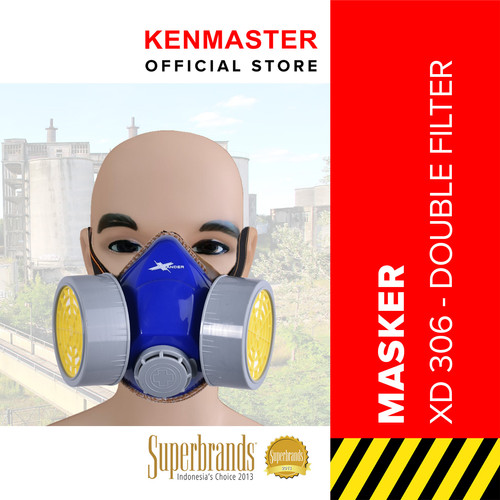 Xander Masker Respirator Double XD-306 / Masker Spray