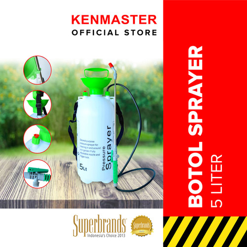 Kenmaster Botol Pressure Sprayer 5 Liter KM-505 - Botol Serbaguna