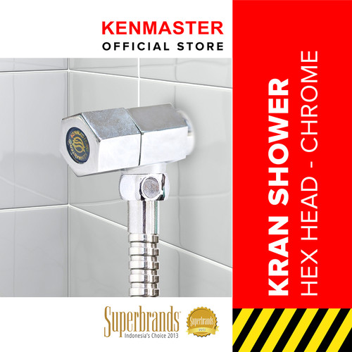 Kenmaster Kran Shower Hex Head 145 GR KM Chrome