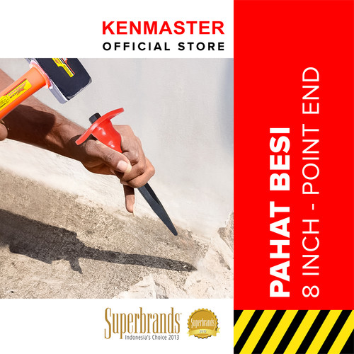 Kenmaster Pahat Besi 8 inchi diameter 16 mm - Point