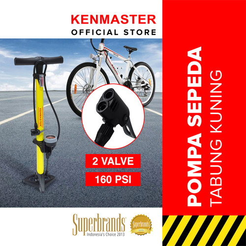 Kenmaster Pompa Sepeda Tabung Kuning KM-5435B NEW - Kuning