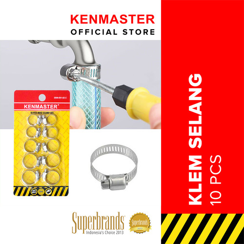 Kenmaster Klem Selang Set 10 Pcs Yellow