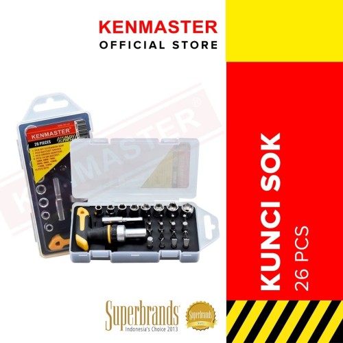 Kenmaster Kunci Sok 26 Pcs