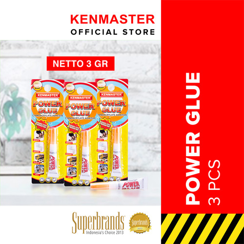 Kenmaster Lem Power Glue 3 Pcs