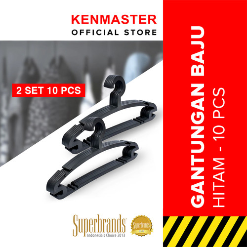 Kenmaster Gantungan Baju /Hanger H05 2 Set - 10 Pcs