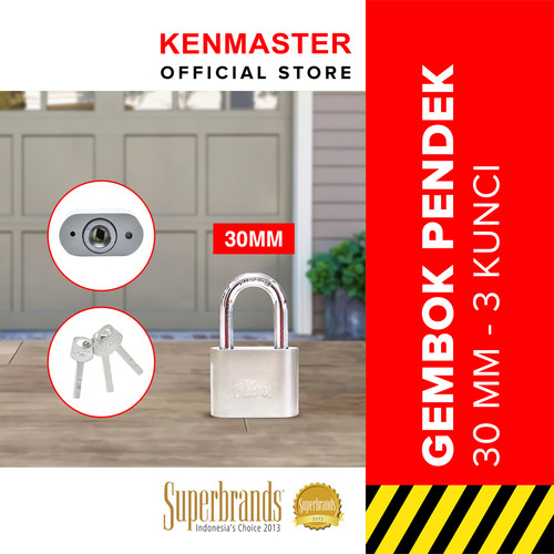 Xander Gembok 30mm Pendek 3 Key