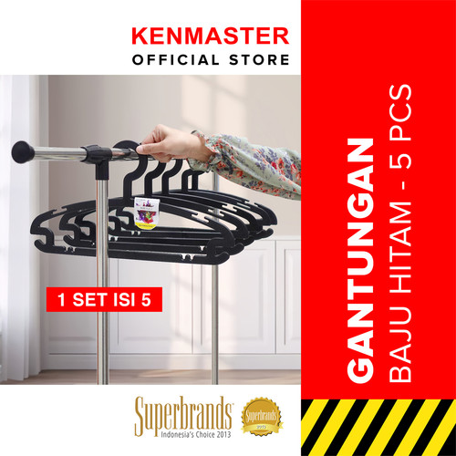 Kenmaster Gantungan Baju /Hanger H05 1 Set - 5 Pcs