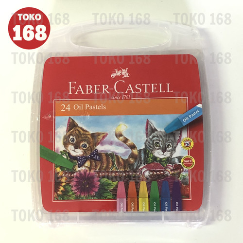 FABER CASTELL Crayon/ Oil Pastel Ekonomis 24 Warna 120065OC (SET)