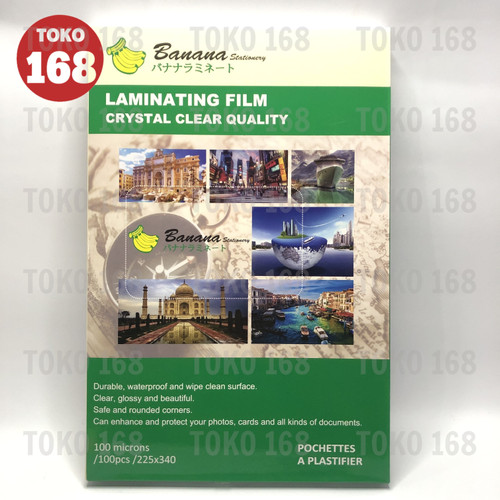 BANANA Plastik Laminating/Laminating Film 100 Micron F4 (PAK)