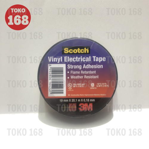 3M Scotch Vinyl Electrical Tape/Isolasi Listrik 700 (PCS)