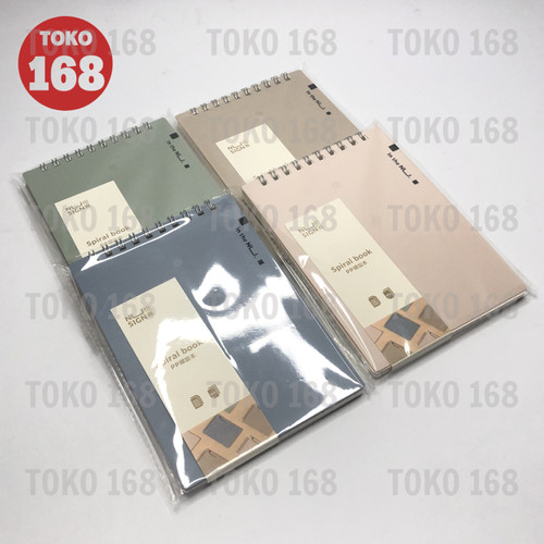 DELI Note Pad/Buku Tulis Spiral Vertikal Motif Grid A6 NS309 (PCS)