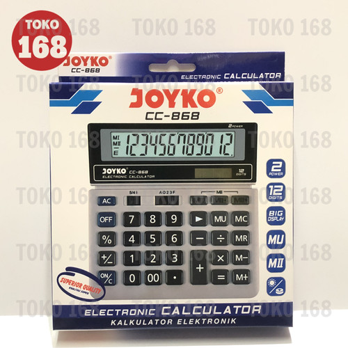 JOYKO Calculator/Kalkulator 12 Digit CC-868 (PCS)