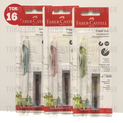 FABER CASTELL Mechanic Pencil Auto Click 0.5mm 533894 (SET)