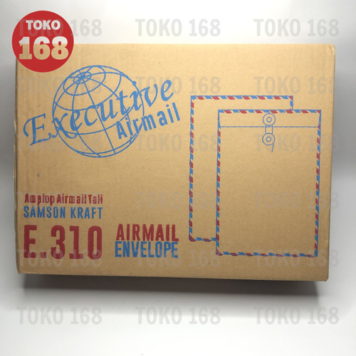 EXECUTIVE Amplop Coklat Tali Airmail/Brown Airmail Envelope 310