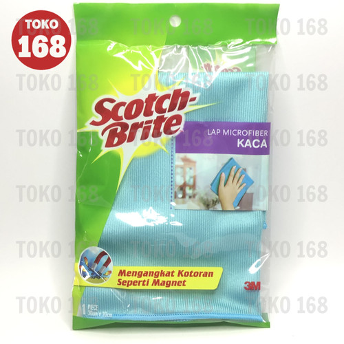 3M Scotch Brite Kain Lap Bahan Microfiber Pembersih Kaca ID-81 (PCS)