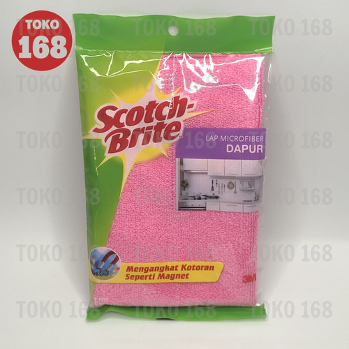 3M Scotch Brite Lap Dapur Microfiber Serbaguna 30x30CM ID-86 (PCS)