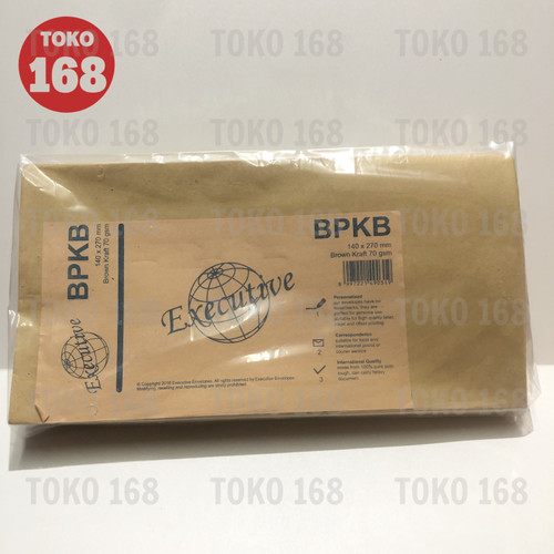 EXECUTIVE Amplop Coklat / Brown Envelop / Amplop BPKB (PAK)