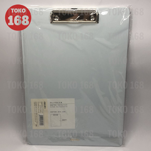 DELI Clipboard / Papan Jalan A4 Warna Pastel PP Foam 72492 (PCS)