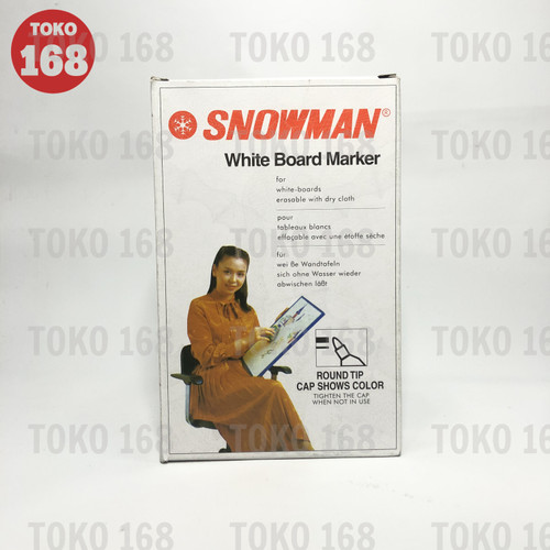 SNOWMAN White Board Marker / Spidol Papan Tulis BG-12 (PCS)