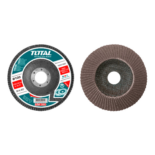 TOTAL MATA AMPLAS SUSUN GRIT 120 / FLAP DISC TAC6310053