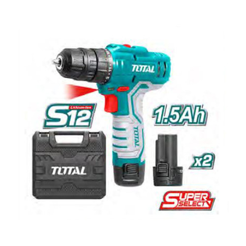 TOTAL CORDLESS DRILL / BOR TANGAN BATRE / CORDLESS 12V TDLI12325