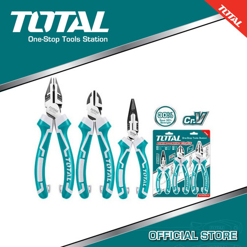 TOTAL 3PCS TANG SET/3PCS HIGH LEVERAGE PLIERS SET THT2K0301S