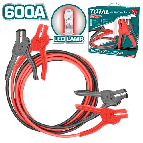 TOTAL KABEL JUMPER 600AMP DILENGKAPI DENGAN LAMPU LED PBCA16008-L