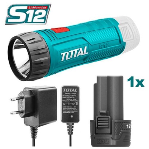 TOTAL LITHIUM-ION FLASHLIGHT / SENTER CHARGER / SENTER TWLI1201