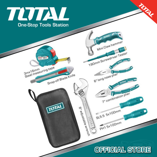 TOTAL HANDTOOLS SET 9 PCS /TOOLS SET THKTHP90096