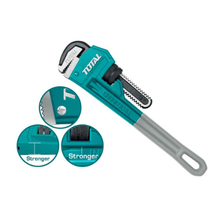 TOTAL PIPE WRENCH/KUNCI PIPA 8" THT170806