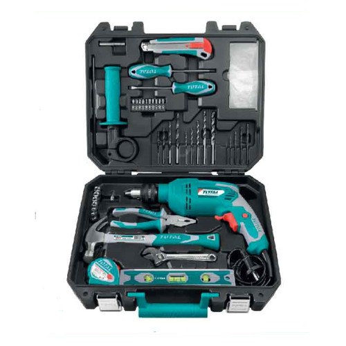 TOTAL 13MM IMPACT DRILL SET 101PCS/TOOLS SET THKTHP1012