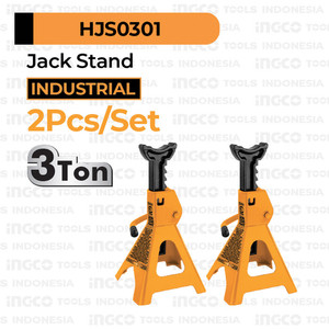 2-Pcs Jack Stand Set (3 ton) INGCO HJS0301 - Tahanan Ganjalan Dongkrak