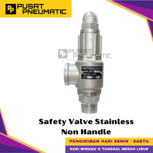 3/4" Safety Valve Stainless Non Handle 10 Bar Size 3/4 Inch