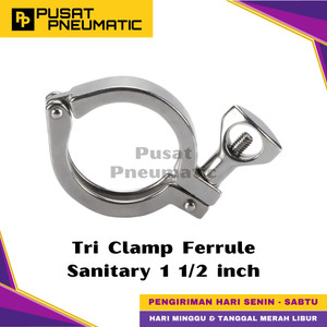 1 1/2" Tri Clamp Ferrule Sanitary Stainless Steel 304 1 1/2 inch