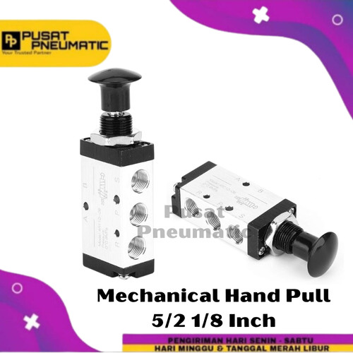 MECHANICAL VALVE HAND PULL VALVE 5/2 1/8"