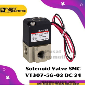 Solenoid Valve SMC VT307-5G-02 Selenoid Valve VT 307 5G 02 DC 24