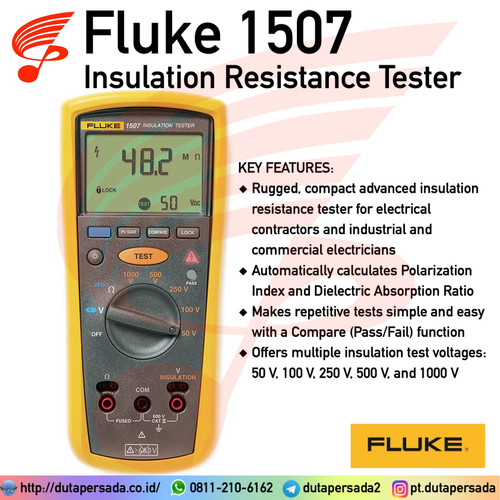 Fluke 1507 Insulation Resistance Tester 1503 Kyoritsu 3005 3132 Hioki