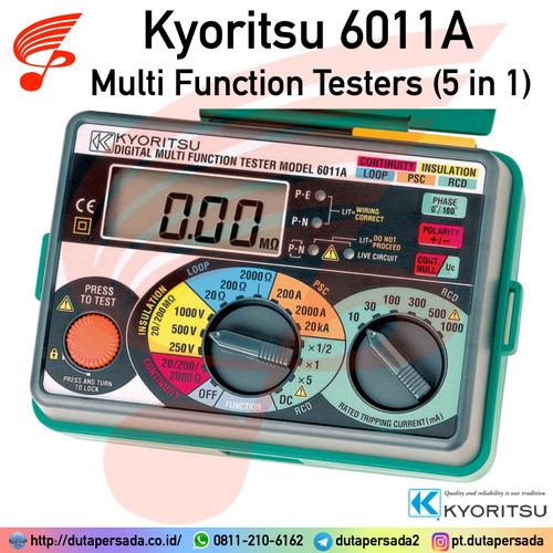 Kyoritsu 6011A 5 in 1 Multi Function Testers