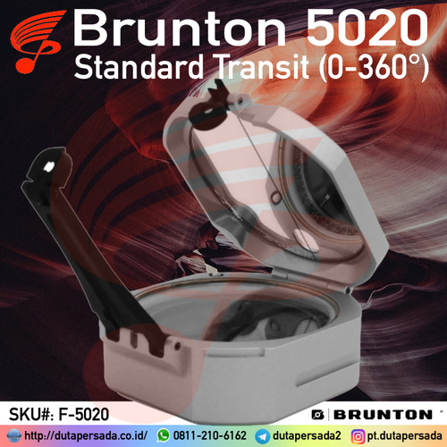 Brunton 5020 Standard Transit Compass Kompas Geologi 5006 5008 5010 - Abu-abu