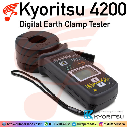 Kyoritsu 4200 Digital Earth Clamp Tester / Grounding