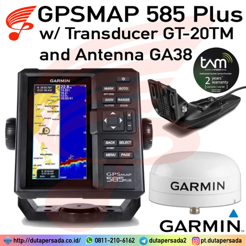 Garmin GPSMAP 585 Plus SEA ClearVu GPS Fish Finder - GT20-TM