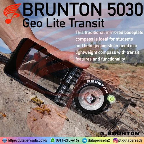 Brunton 5008 ComPro Pocket Transit Compass - Kompas Geologi - Brunton 5030