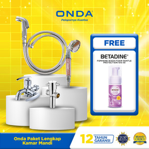 Onda Paket Lengkap Kamar Mandi x Betadine FREE Feminine Wash