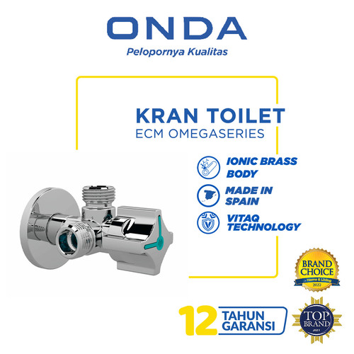 ONDA Stop Kran Toilet / Jet Shower Omegaseries MADE IN SPAIN