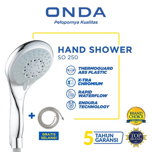 [PROMO] ONDA Hand Shower / Shower Mandi SO 250