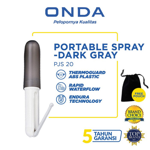 [PROMO] ONDA Portable Travel Shower Spray PJS 20 - Dark Grey