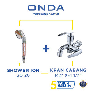 ONDA Shower Ion SO 20 + Kran Cabang K 21 SKI 1/2"