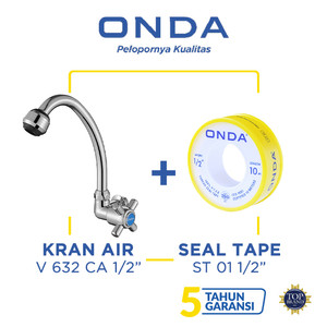 ONDA Kran Dapur Angsa V 632 CA 1/2” + Seal Tape ST 01 1/2”