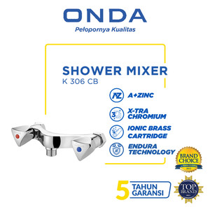 ONDA Bathtub Shower Mixer / Kran Panas Dingin K 306 CB 1/2"